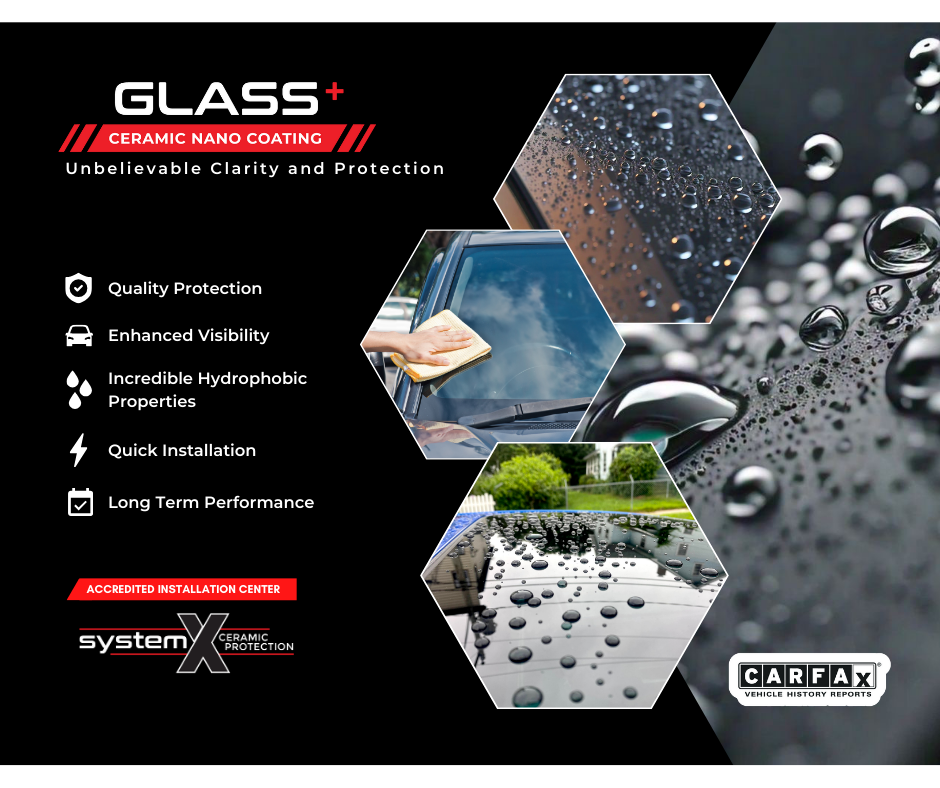 System X GLASS+ product flyer